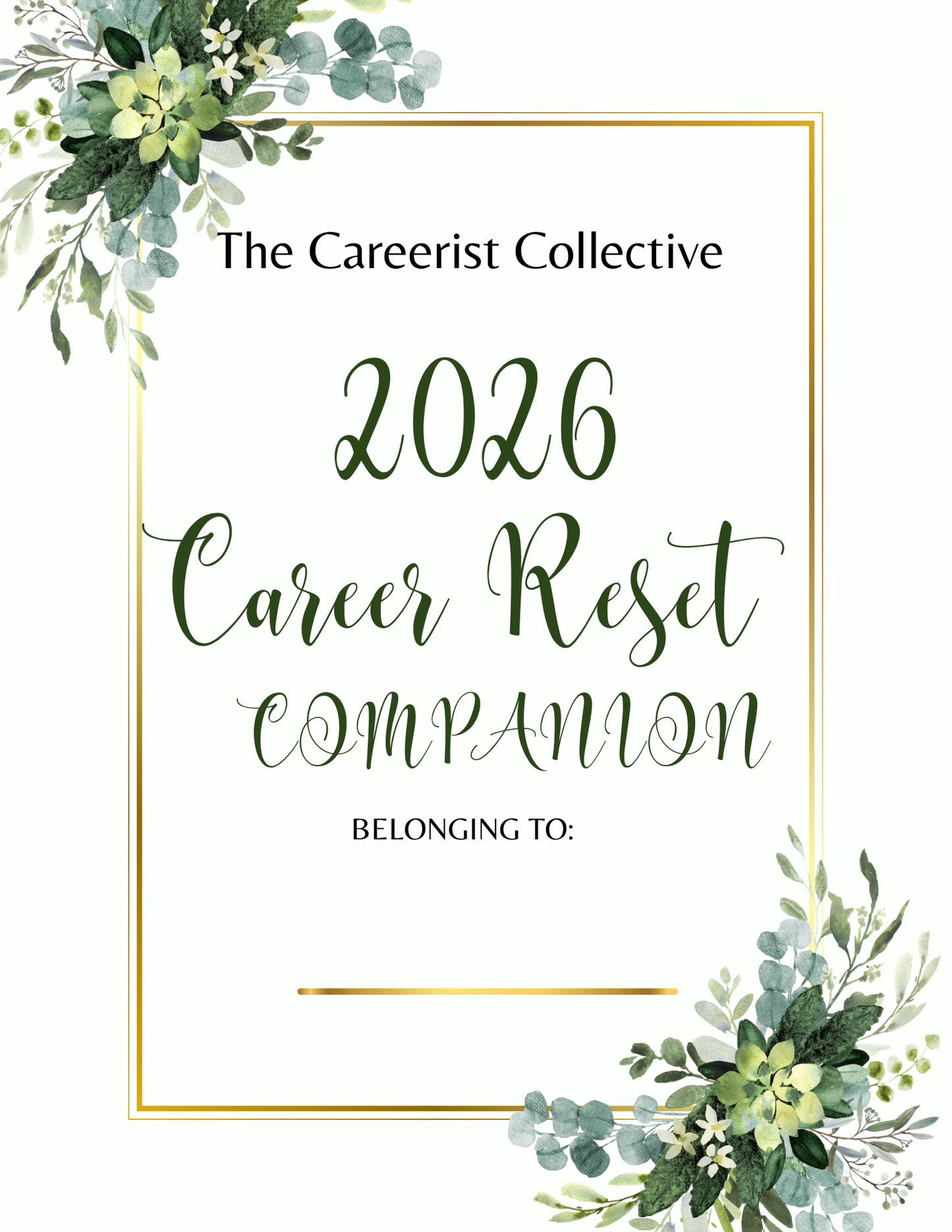 TCC 2026 Career Reset Companion | A guided career planning companion for clarity, direction, and steady execution