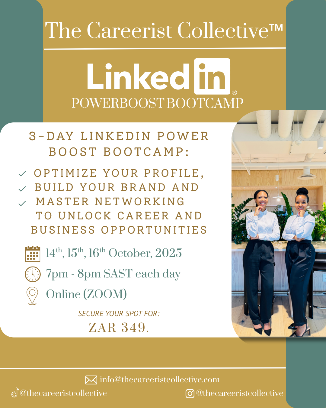 LinkedIn PowerBoost Bootcamp | Profile Optimization, Personal Branding & Networking