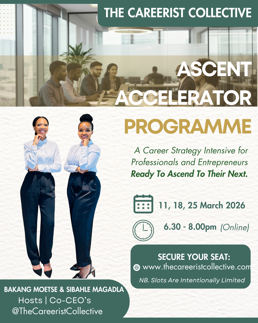 Ascent Accelerator Programme | The Career Strategy Experience for Professionals and Entrepreneurs Ready to Ascend to Their Next