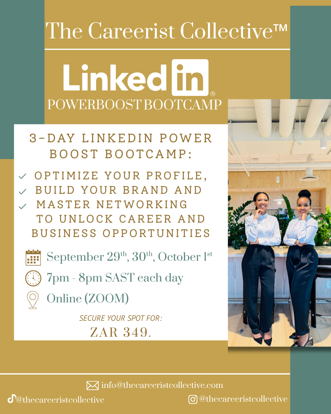 LinkedIn PowerBoost Bootcamp | Profile Optimization, Personal Branding & Networking