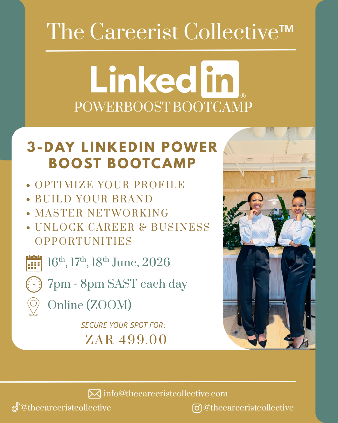 LinkedIn PowerBoost Bootcamp | Profile Optimization, Personal Branding & Networking